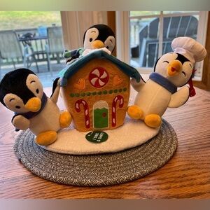 Hallmark - Gingerbread Treat Playful
Penguins Musical Stuffed NEW 2021